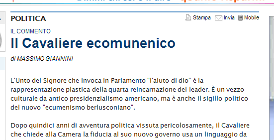 Repubblica, 14 maggio 2008