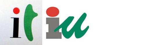 I loghi di Italia.it e Izquierda Unida a confronto